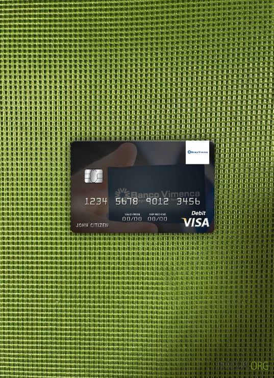 République dominicaine Banco Vimecan visa carte de débit photolook ,